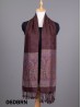Paisley & Dot Print Scarf W/ Tassel